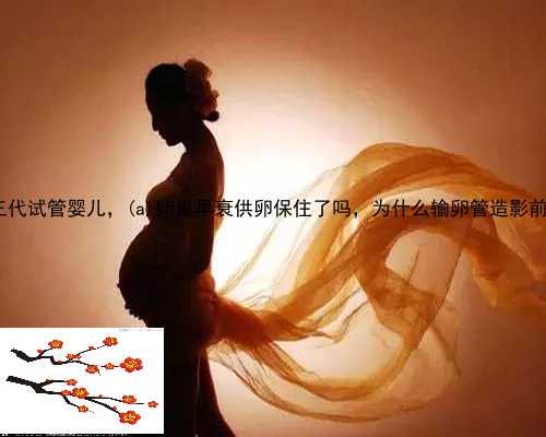 湘阴县供卵三代试管婴儿，湘阴县卵巢早衰供卵保住了吗，为什么输卵管造影前