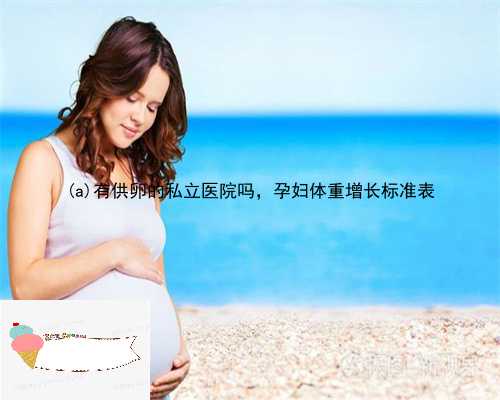 龙港区有供卵的私立医院吗，孕妇体重增长标准表